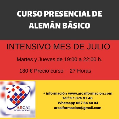 Curso intensivo de Alemán